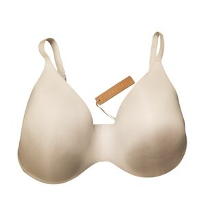 Skims Wireless Form Body Pushup BRA Marble White 34DDDD NWT